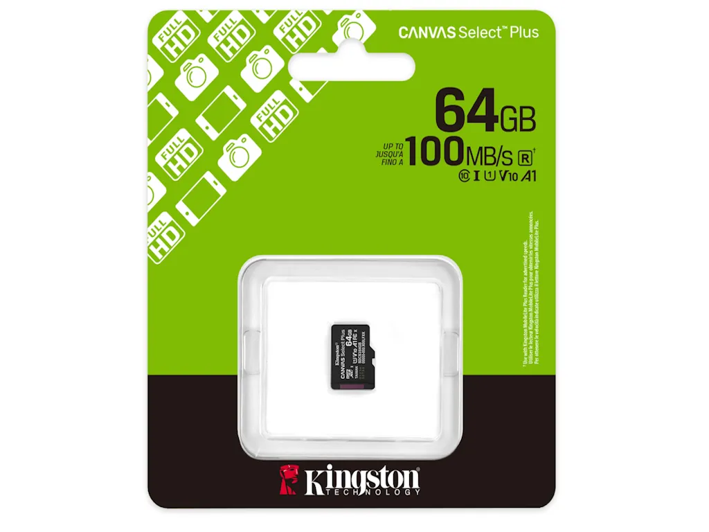 Kingston Memorije kartice KINGSTON SDCS3/64GBSP/microSDXC/64GB/Class10 U1/100MB/s-85MB/s Slika 1